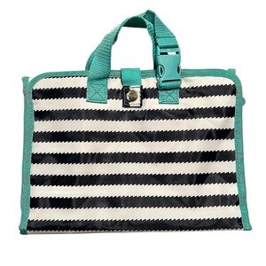 Thirty One Folding Travel Cosmetic Jewelry Case • Hanging Bag •Make Up
